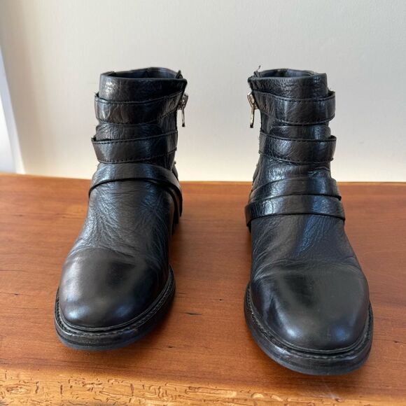 Kiera Leather Moto Ankle Bootie by Dolce Vita Size 9 Black - Picture 2 of 8